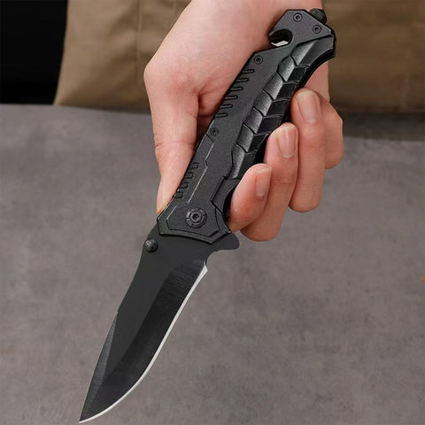 Suning knife with stainless steel handle; durable grip for reliable control.