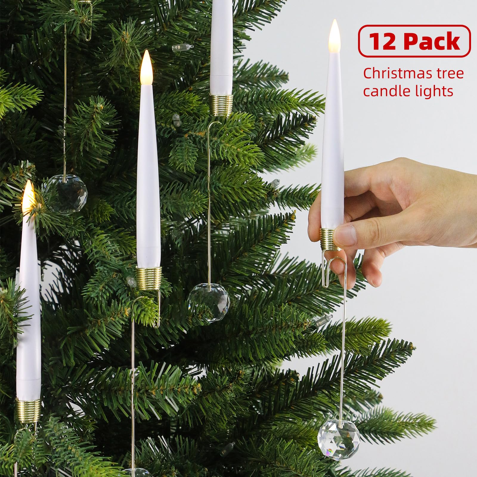 Sunjas 12 pack with remotes ready for easy tree decorating