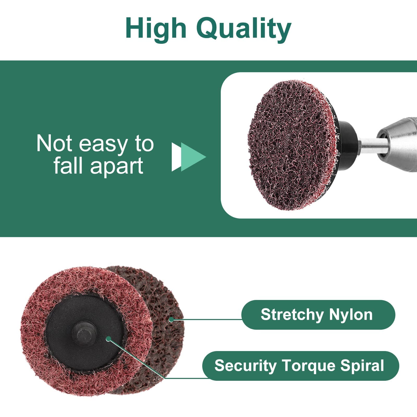 SUNJOYCO nylon-surface-conditioning-disc supports durable wear and effective finish.