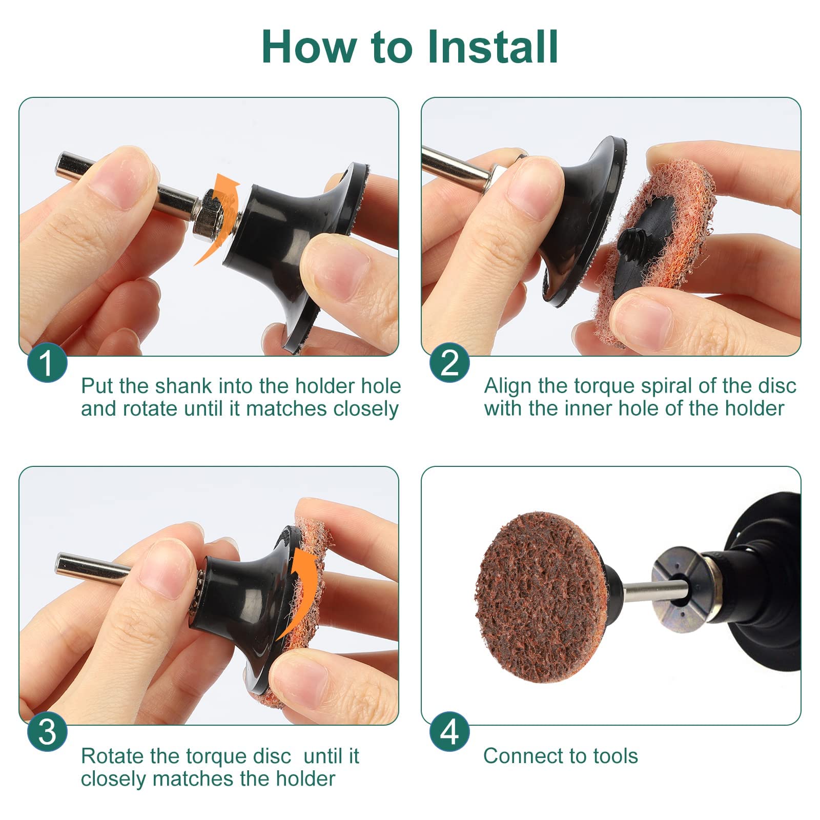 SUNJOYCO paint-prep-surface-cleaning-disc helps prepping surfaces before finishing.