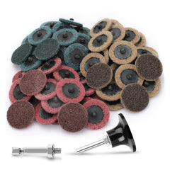 SUNJOYCO quick-change sanding discs 2inch enable fast tool-free changes for versatile projects.