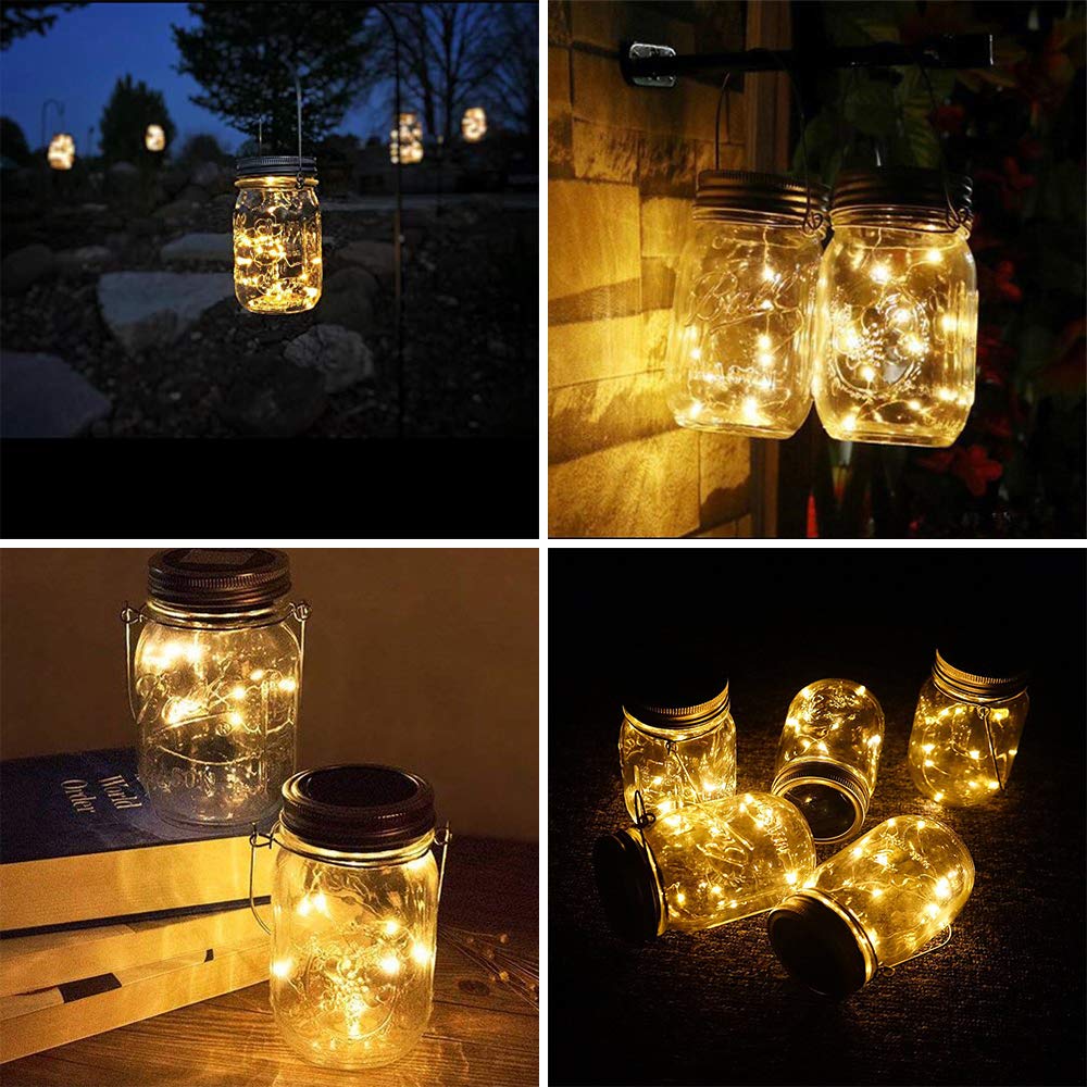 SunKite DIY-friendly lights let you decorate with jars and accents.