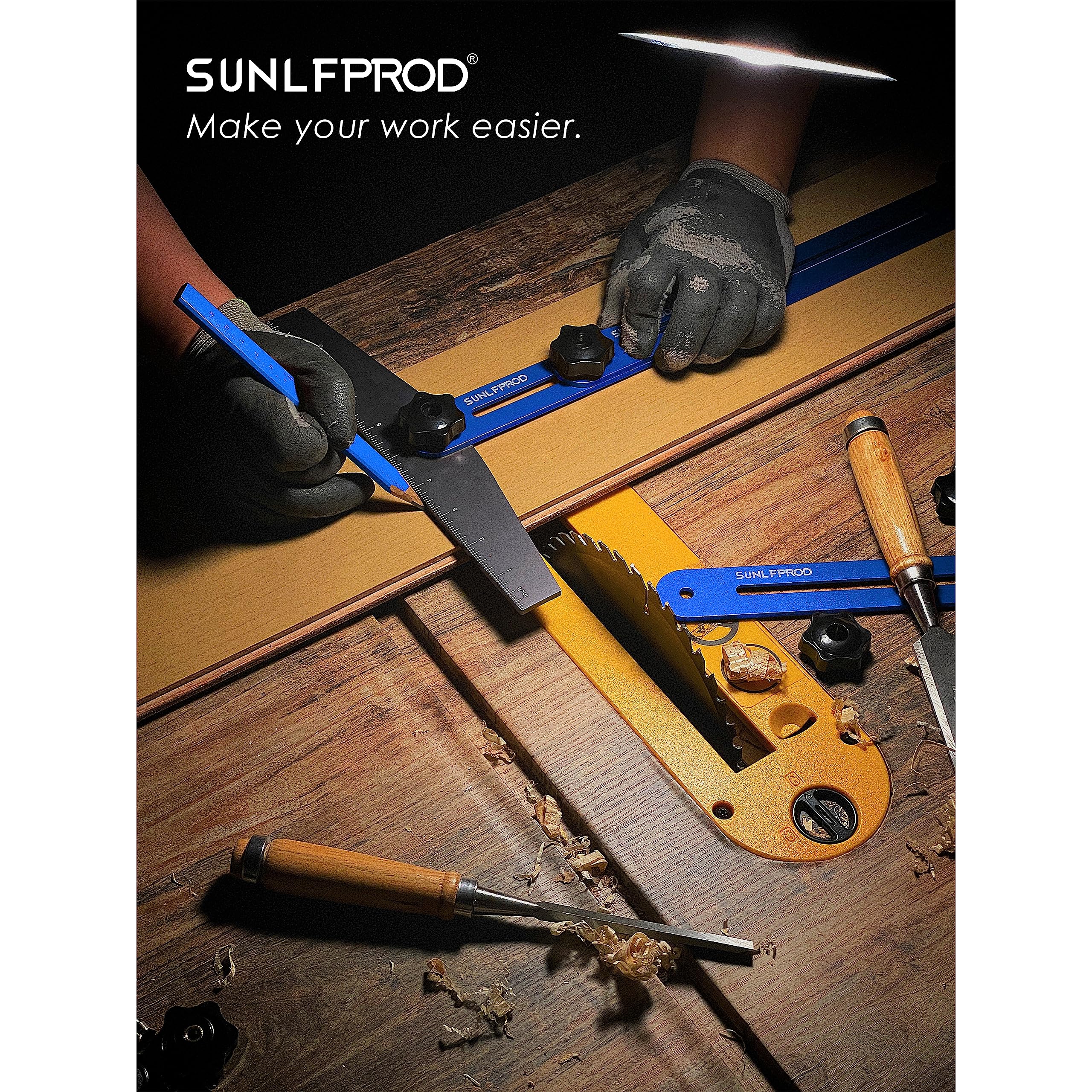 SUNLFPROD complete stair template toolkit for DIY and pros