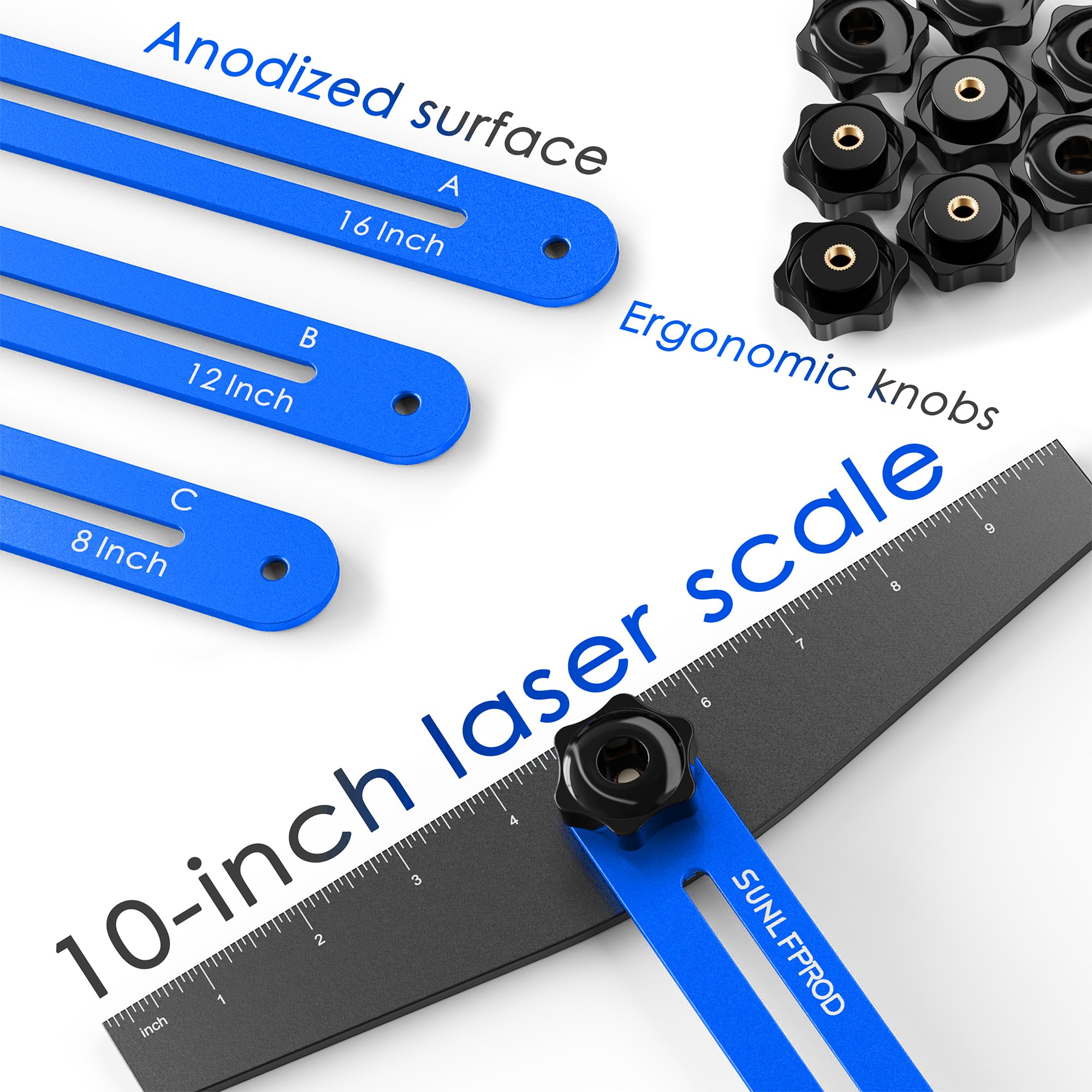 SUNLFPROD premium aluminum construction resists wear for long-term use