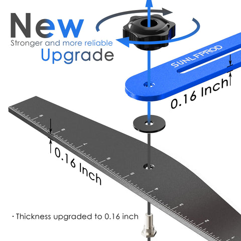 SUNLFPROD stair jig tools in use for precise tread layout