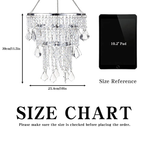 Sunli House crystal pendant ceiling light shade adds wedding backdrop sparkle