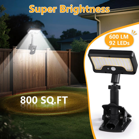 Sunlight Encounter 360-degree rotatable solar light directs bright coverage