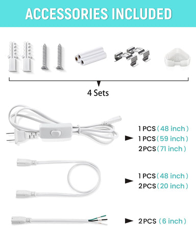 SUNLINKCO 6500K cool white ambience suitable for precise tasks