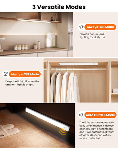 SUNLINKCO 6500K LED provides glare-free illumination for kitchen counters
