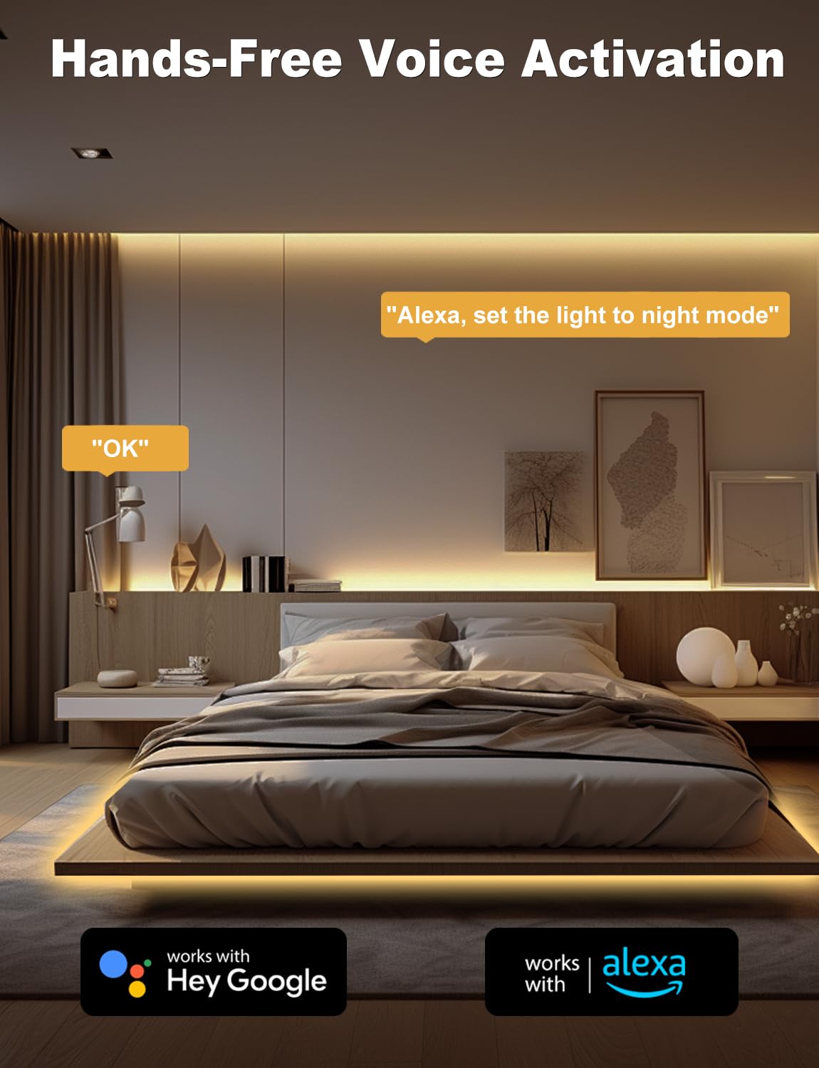 SUNLINKCO COB LED strip with CRI 90 provides accurate color reproduction