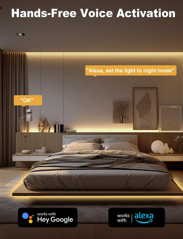 SUNLINKCO COB LED strip cuttable every 0.98 inches for customization