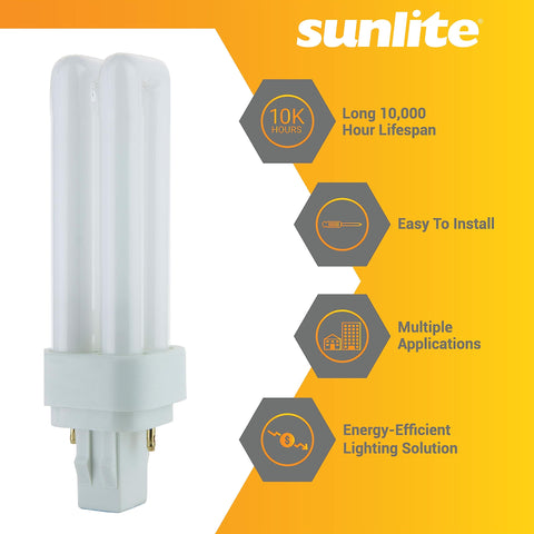Sunlite 40542 daylight 660lm, 5000K for crisp task lighting.