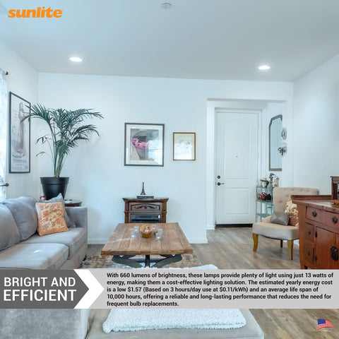Sunlite 40542 U-shaped design enables quick fixture installation.