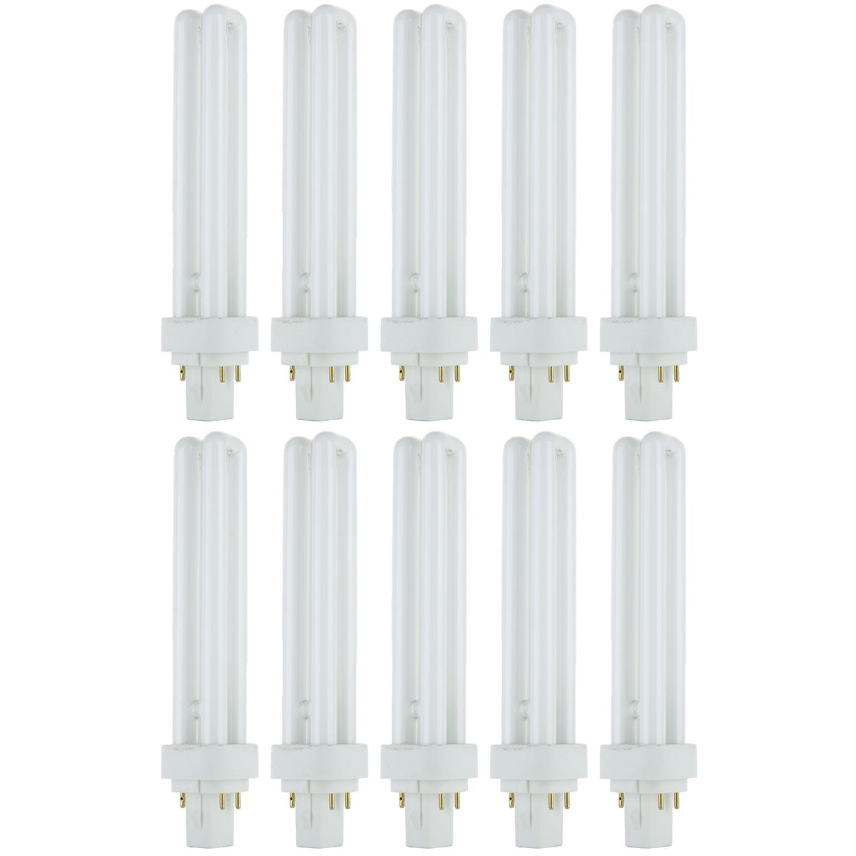 Sunlite double-U tube front view delivering bright office illumination.