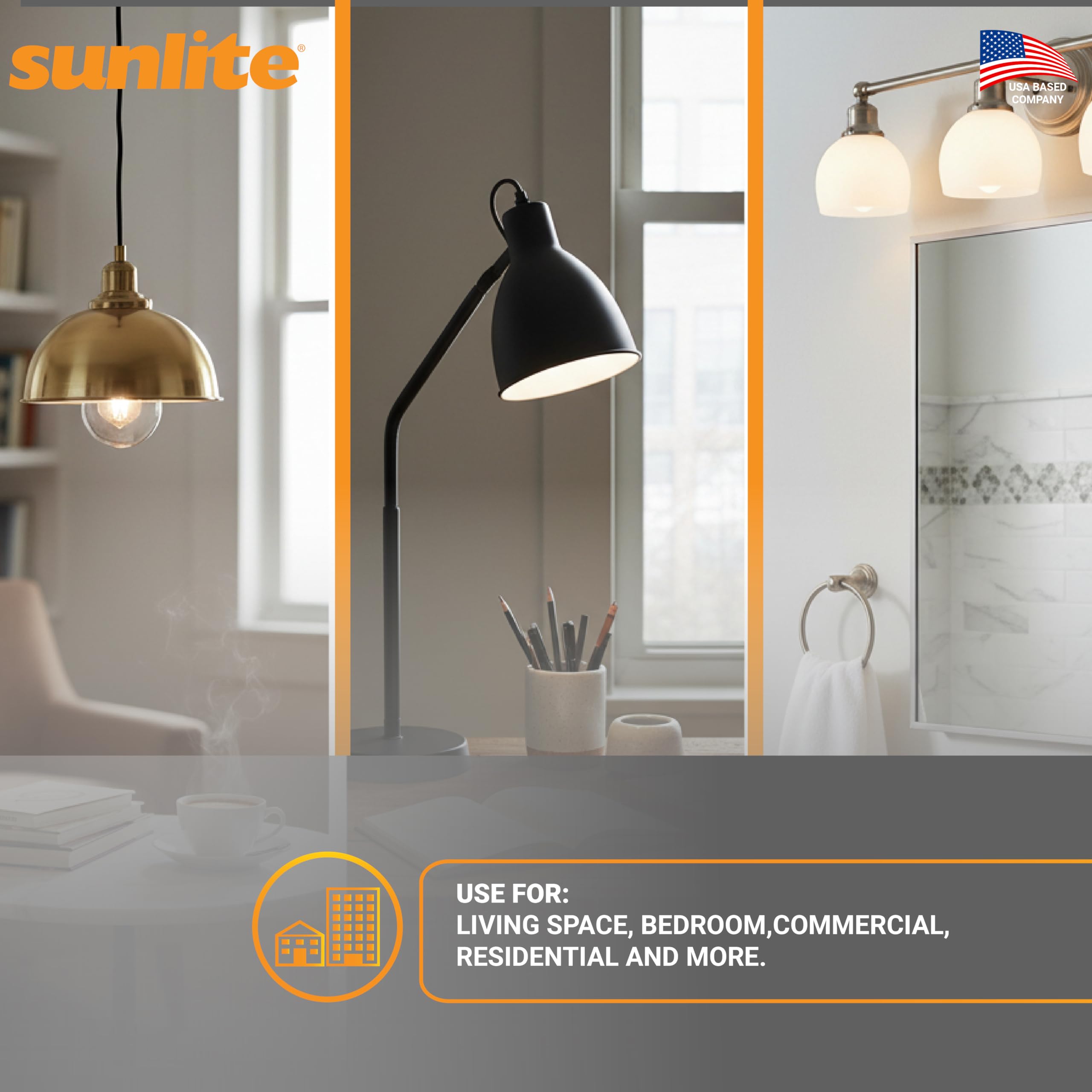 Sunlite G16.5 outputs 500 lumens for instant brightness.