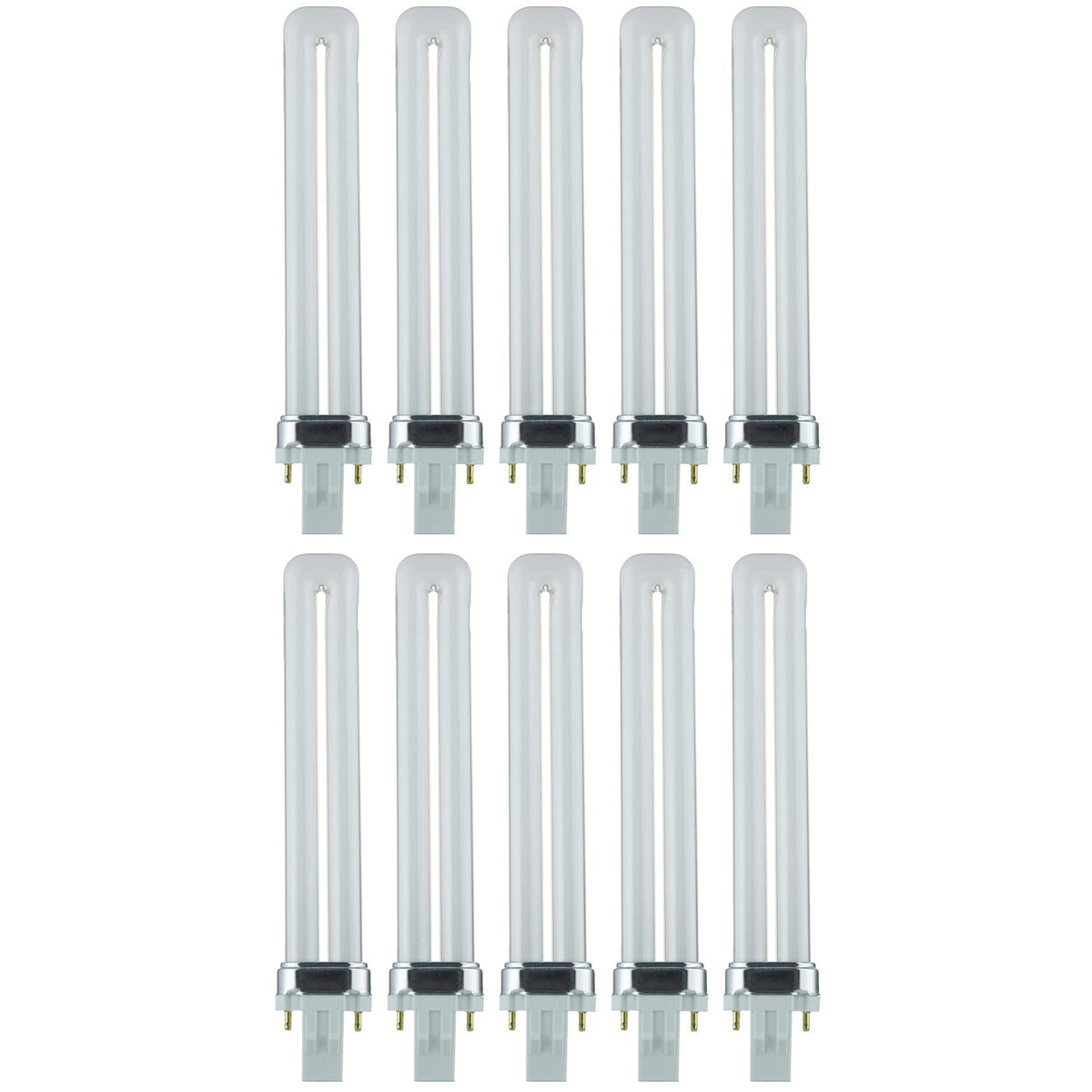 Sunlite PL13 SP65K bulb front view highlighting bright daylight illumination for tasks.