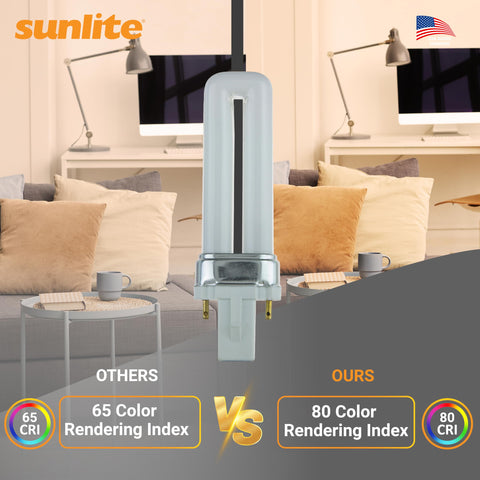 Sunlite PL7/SP27K G23 base compatible lamp for simple swaps