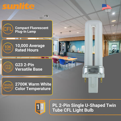 Sunlite PL7/SP27K soft white 2700K glow for cozy homes