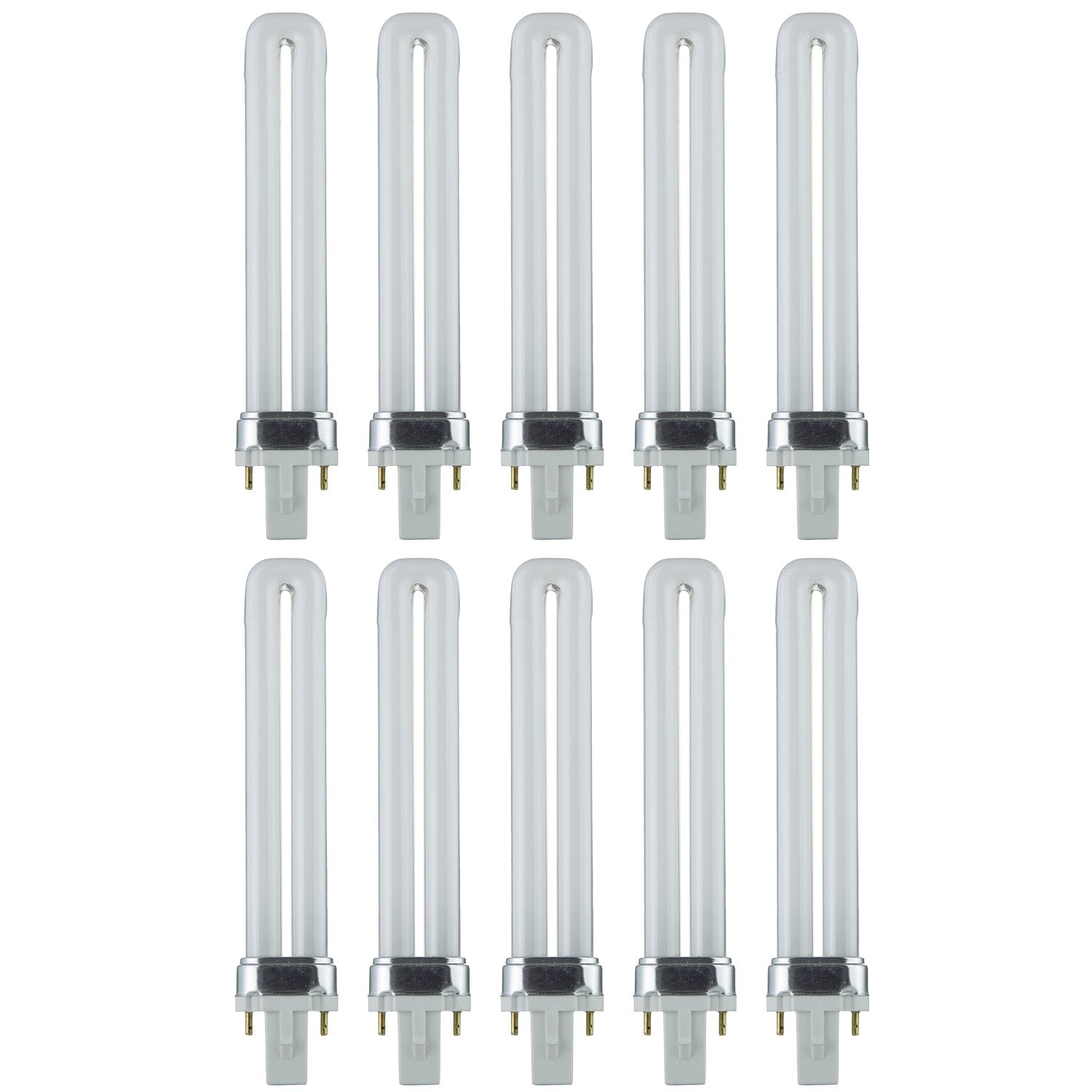 Sunlite PL9 SP41K 9W 4100K pack providing energy-efficient cool white light.