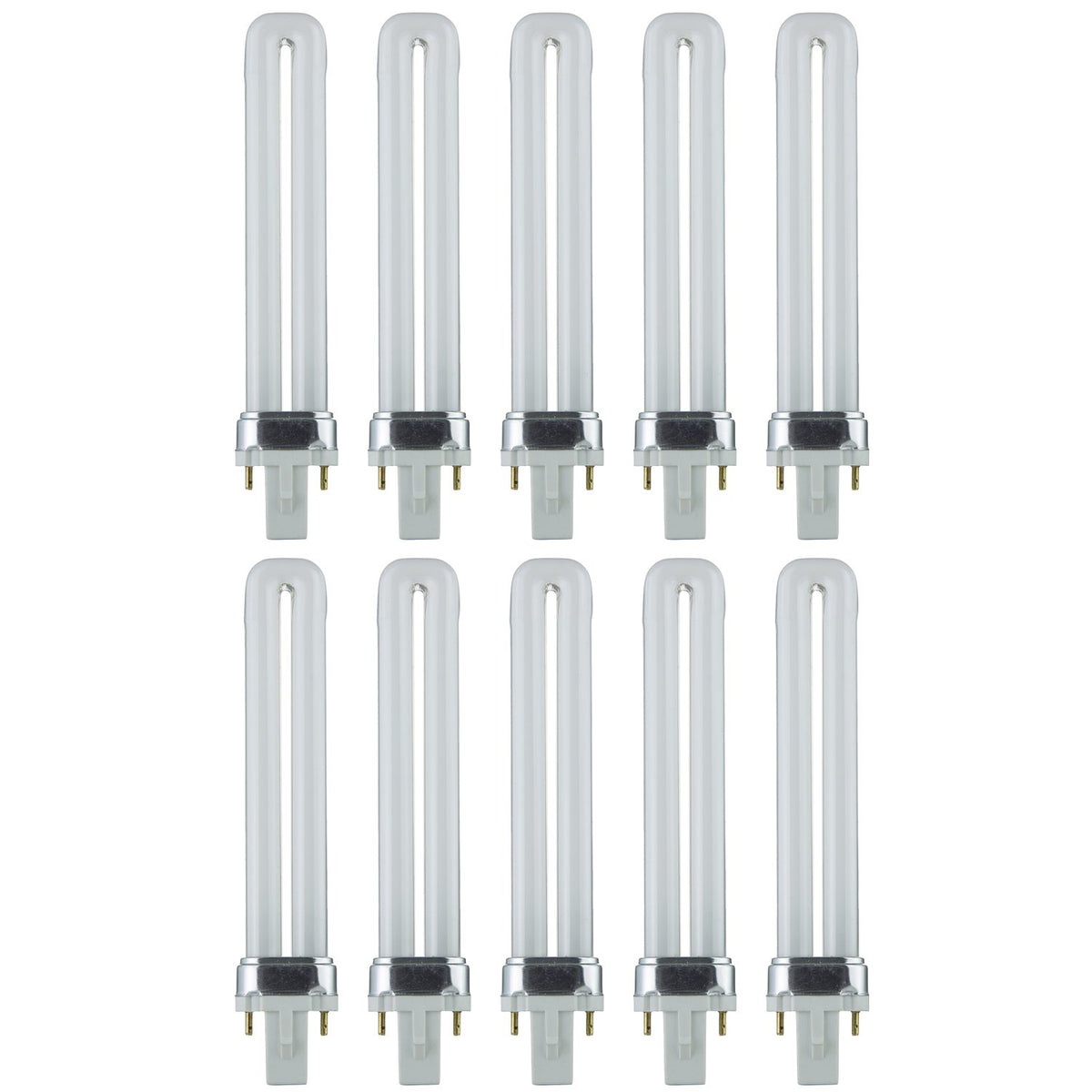 Sunlite PL9 SP41K 9W 4100K pack providing energy-efficient cool white light.