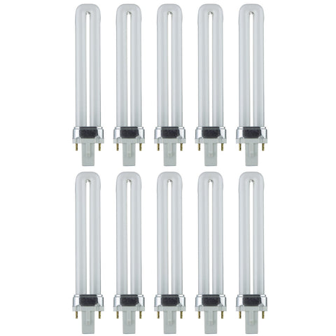 Sunlite PL9 SP41K 9W 4100K pack providing energy-efficient cool white light.