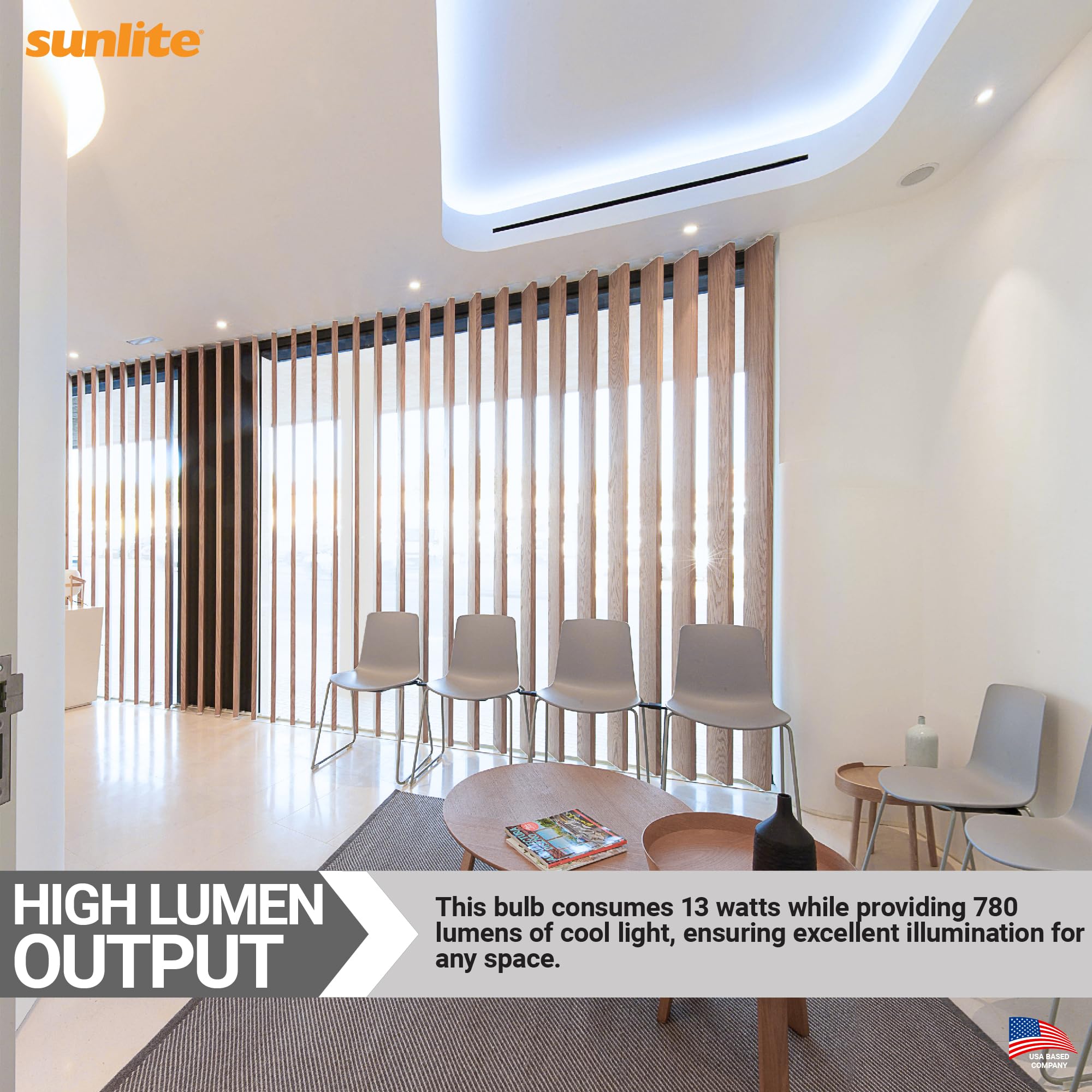 Sunlite PLD13/E/SP41K 10-pack box showing value and convenience