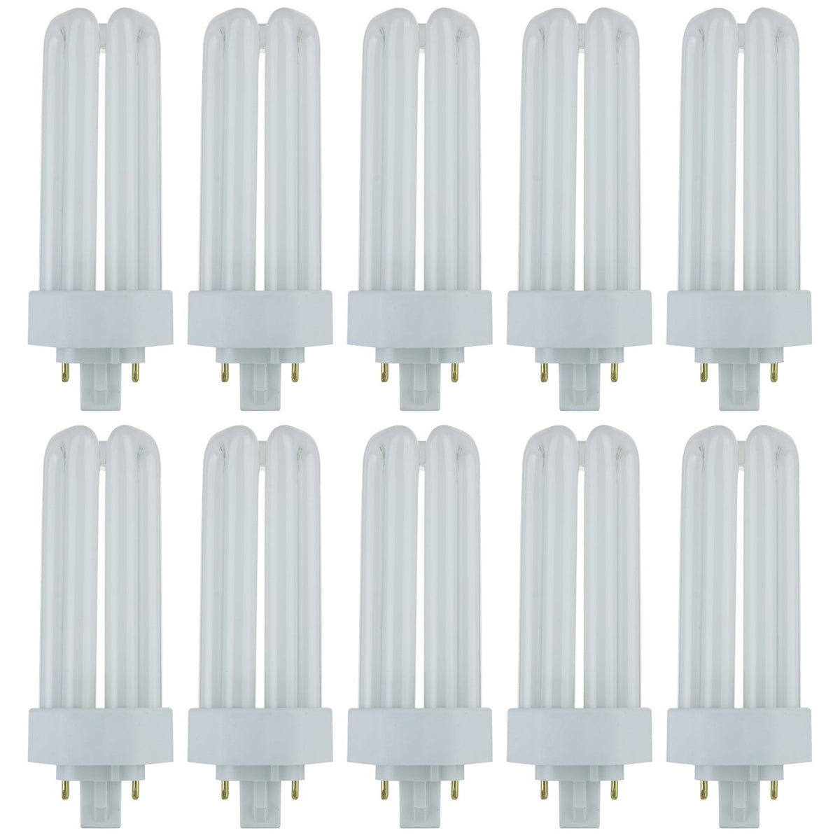 Sunlite PLT26-E-SP 4-pin GX24q3 base front view for versatile fixtures.