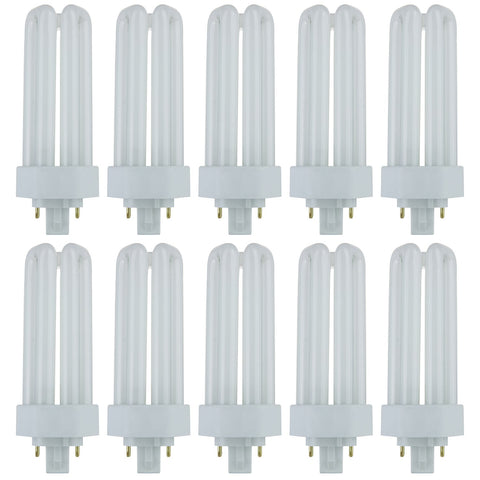 Sunlite PLT26-E-SP 4-pin GX24q3 base front view for versatile fixtures.