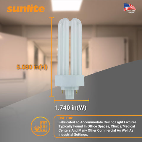 Sunlite PLT26/E/SP illuminated kitchen scene with warm 2700K glow.