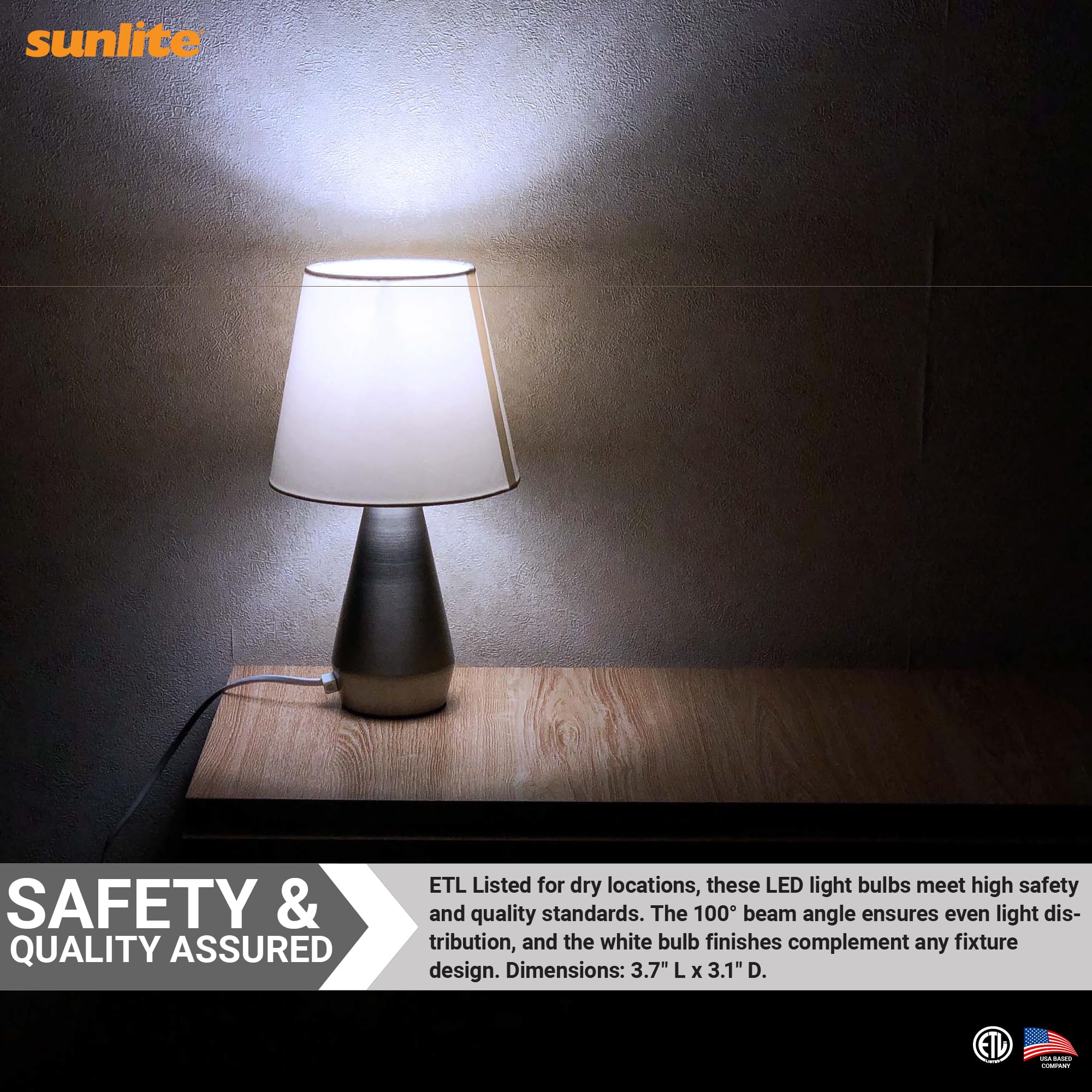 Sunlite ShabBulb travel-ready design for international use.