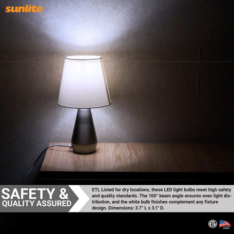 Sunlite ShabBulb travel-ready design for international use.