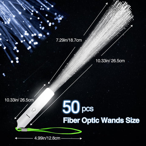 SUNLUMI LED fiber-optic wand creates dance-floor illumination with cool, sparkly light.