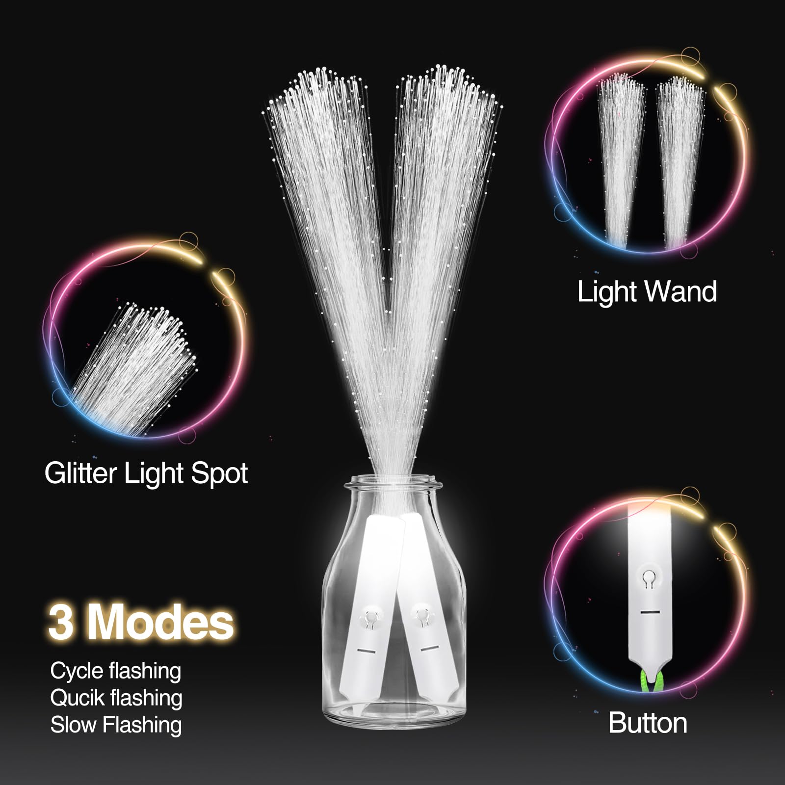 SUNLUMI safe, heat-free wands keep guests comfortable during night celebrations.