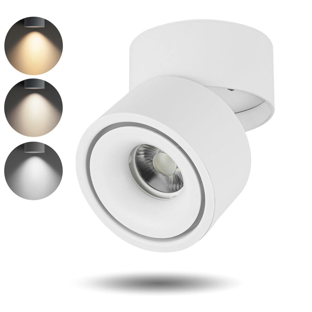 SUNMEIYI LED ceiling spotlight with adjustable angle for focused room lighting.