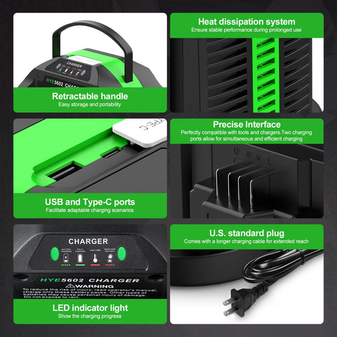SUnMilY Type-C USB dual interface for on-site device charging.
