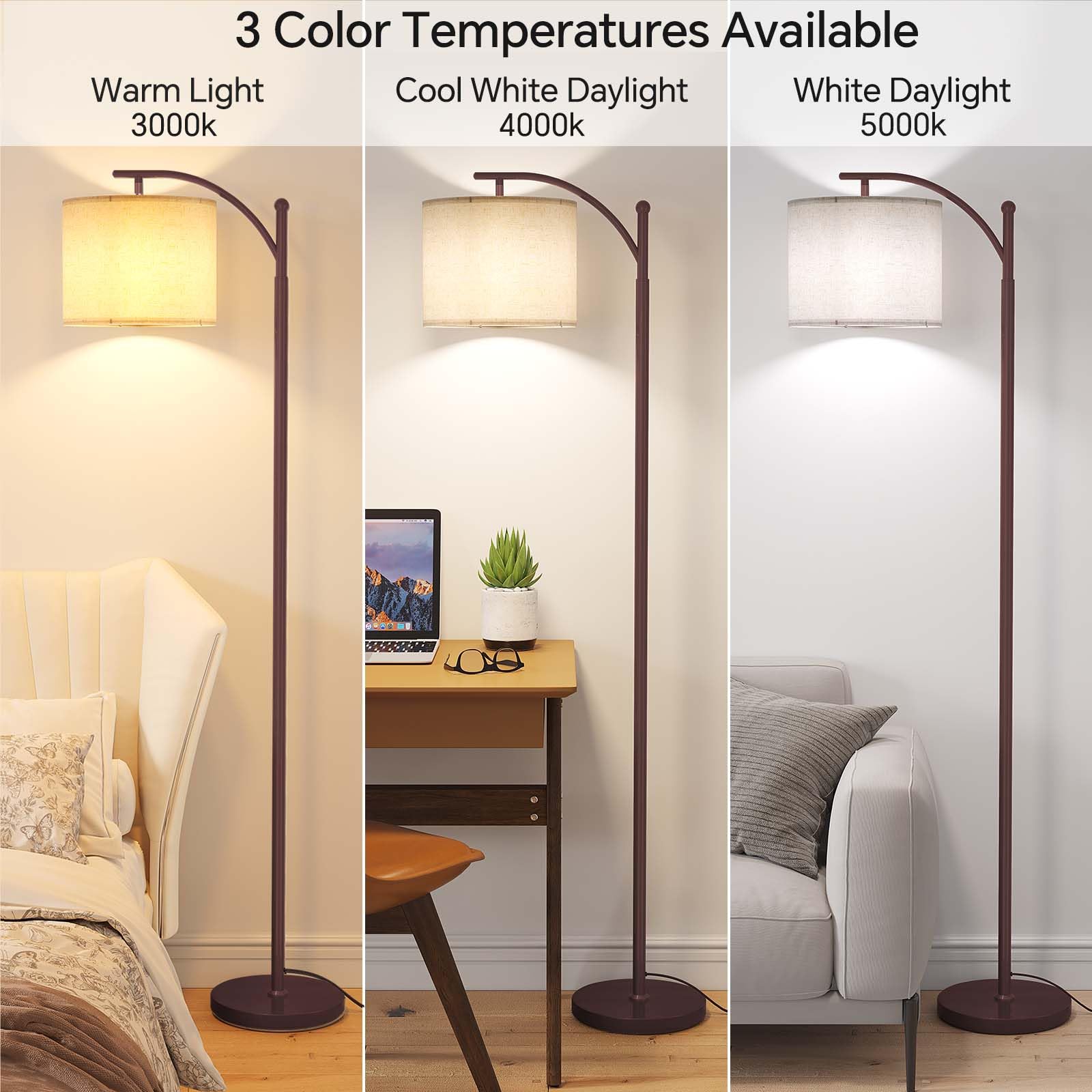 SUNMORY 3-color LED bulb showcases adjustable warmth for reading and relaxing
