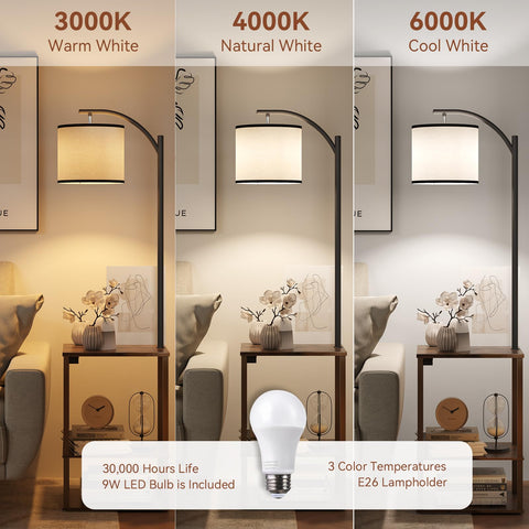 SUNMORY 3-color temperature LED glow from warm to daylight
