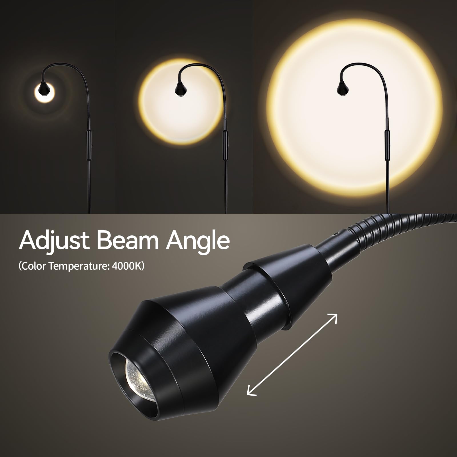 SUNMORY lamp with medium beam for relaxed evenings and soft decor lighting