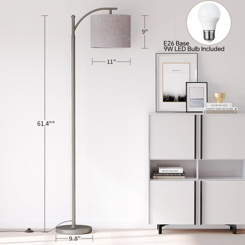 SUNMORY arc floor lamp arc design adds sculptural elegance and ambiance.