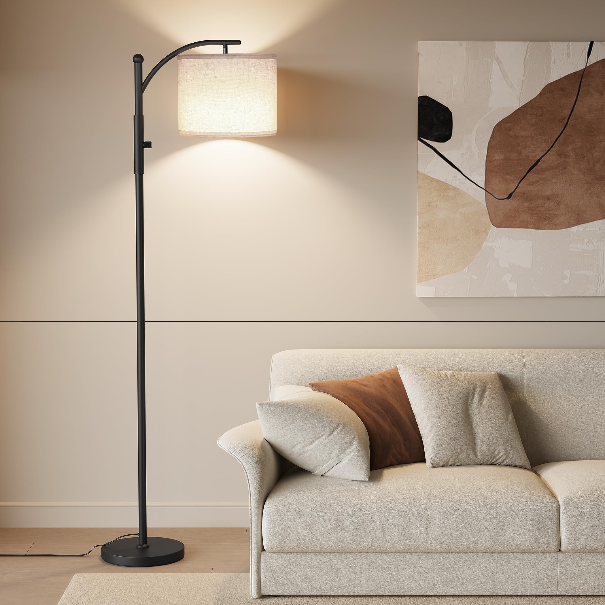 SUNMORY arc floor lamp dimmable range for customizable home lighting