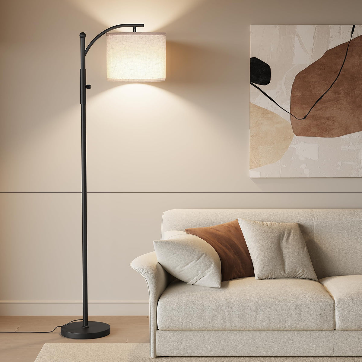 SUNMORY arc floor lamp dimmable range for customizable home lighting