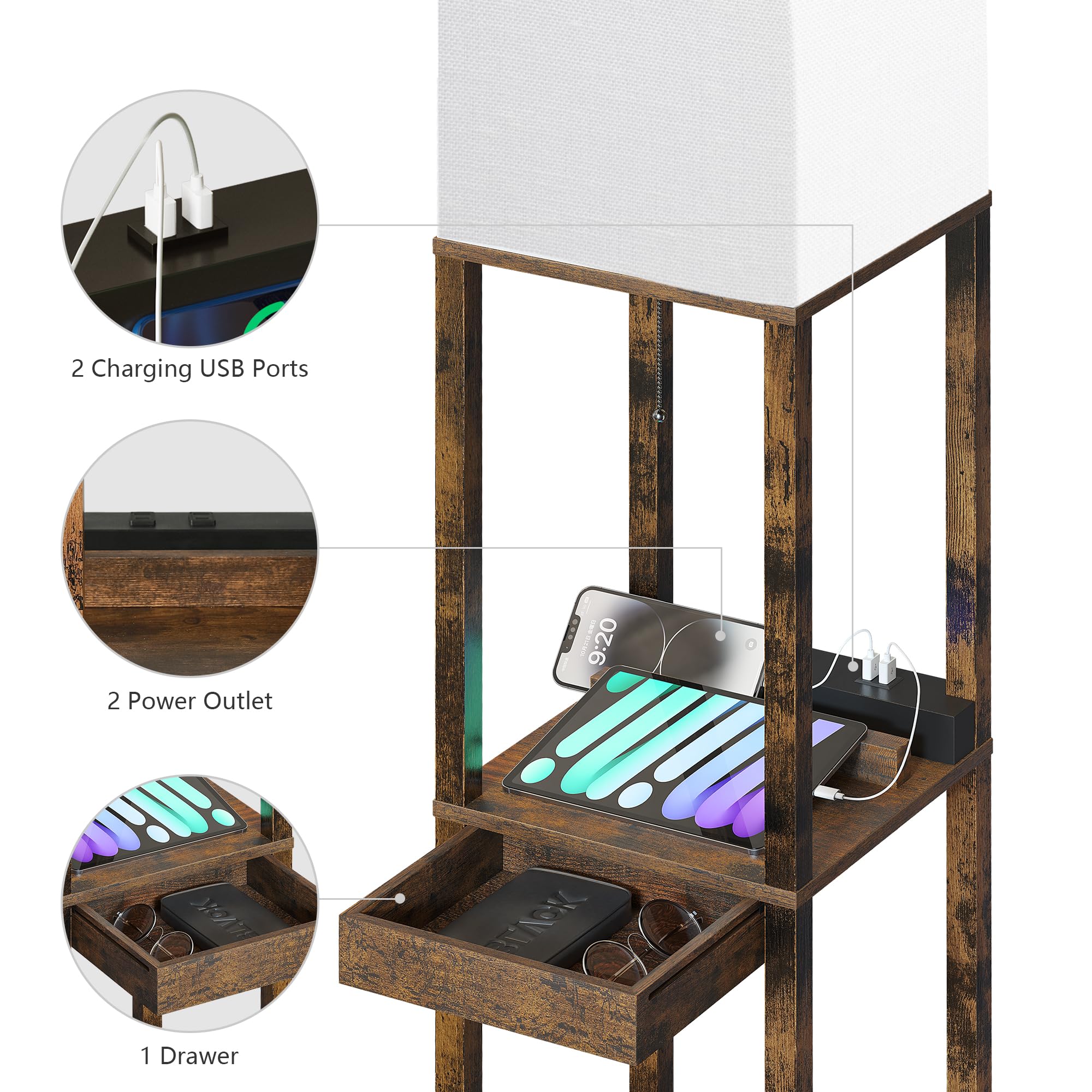 SUNMORY corner lamp fits narrow spaces while delivering ambient light.