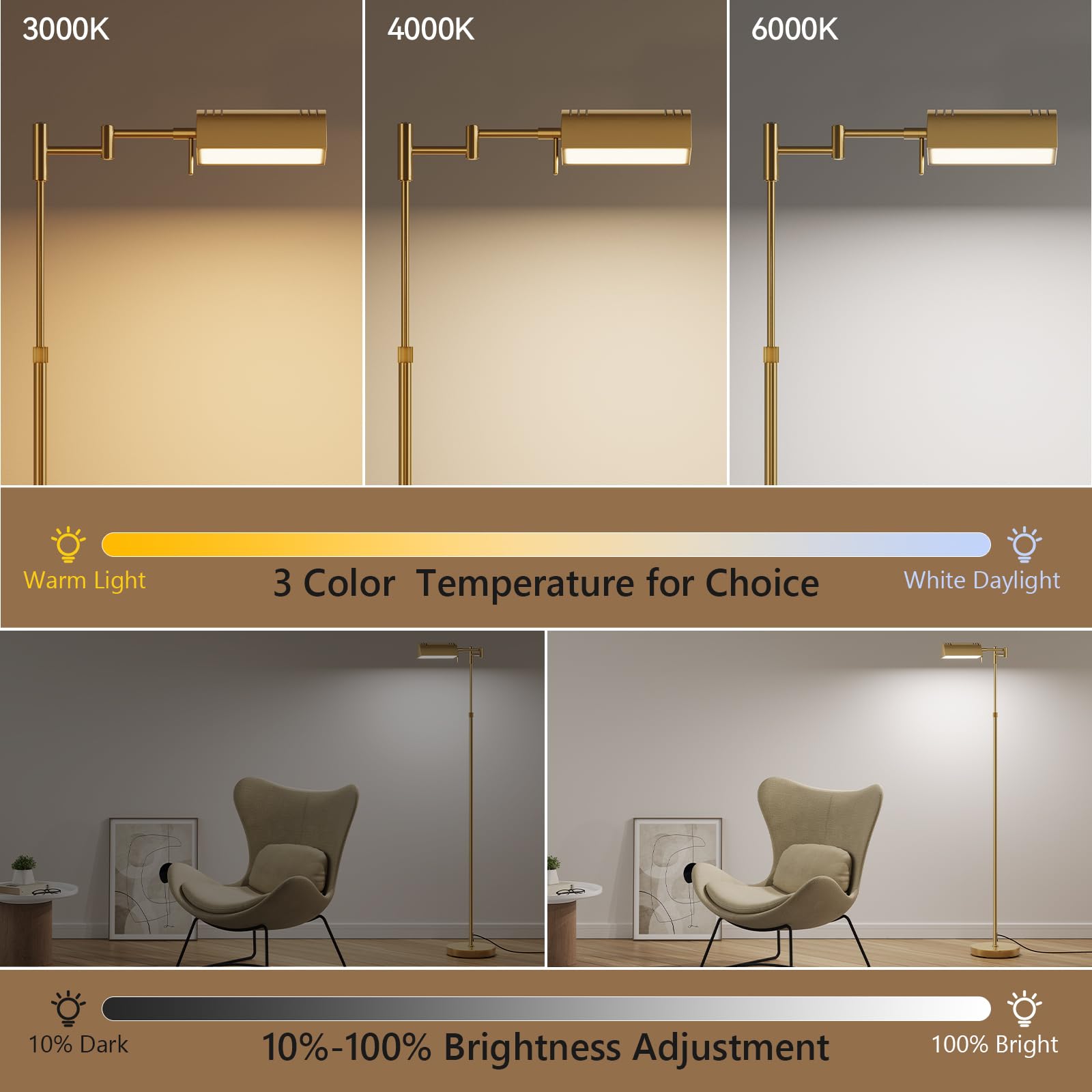 SUNMORY swing-arm showcases 350-degree flexibility for precise task lighting