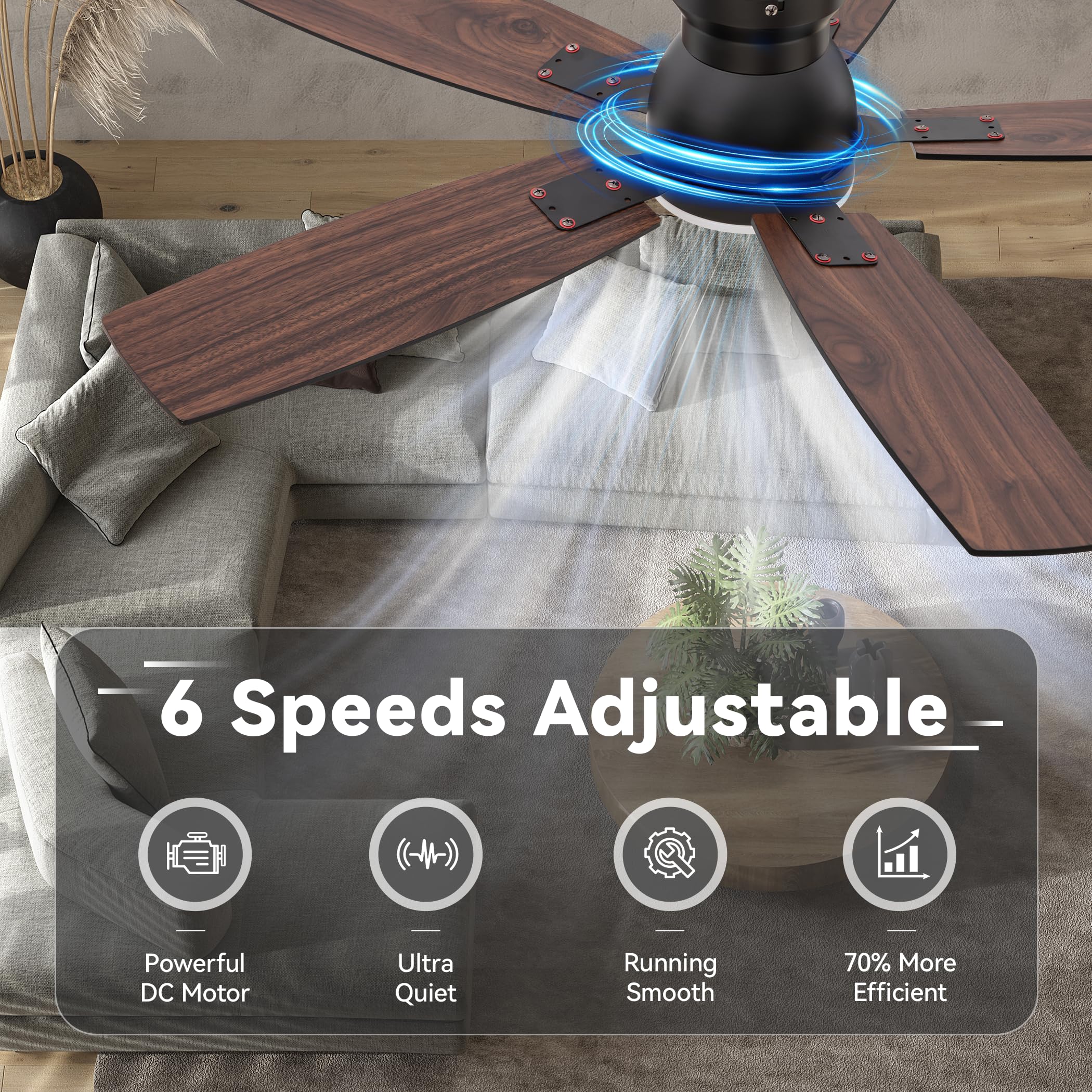 SUNMORY dimmable light with 3000K–6000K options for any mood