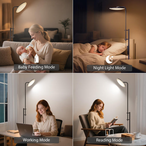 Sunmory energy efficient torchiere with long lifespan