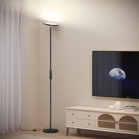 SUNMORY floor lamp 69 inch tall suits tall ceilings and corners.