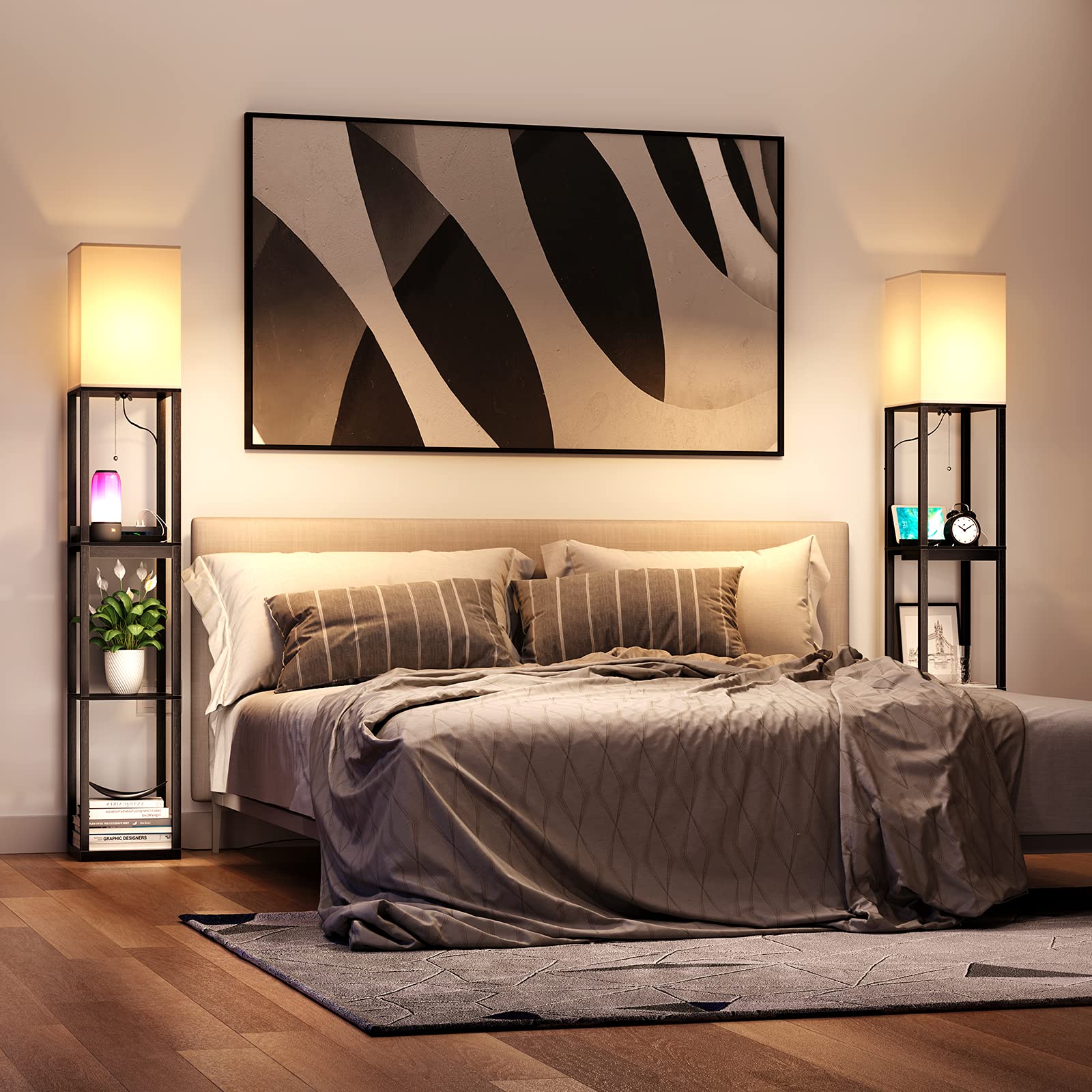 SUNMORY floor lamp includes simple assembly with all necessary tools.