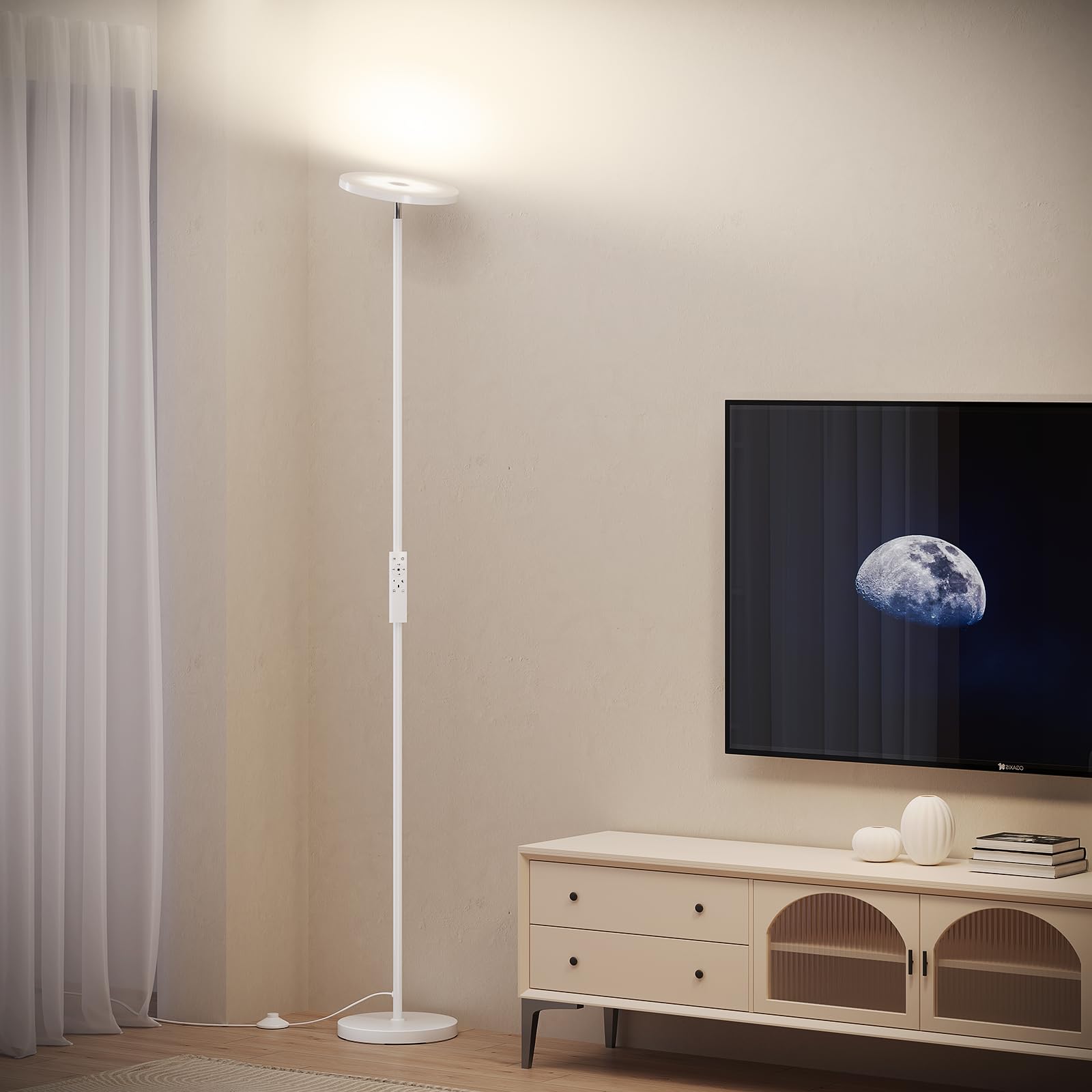 SUNMORY floor lamp dimming and color temperature for ambience