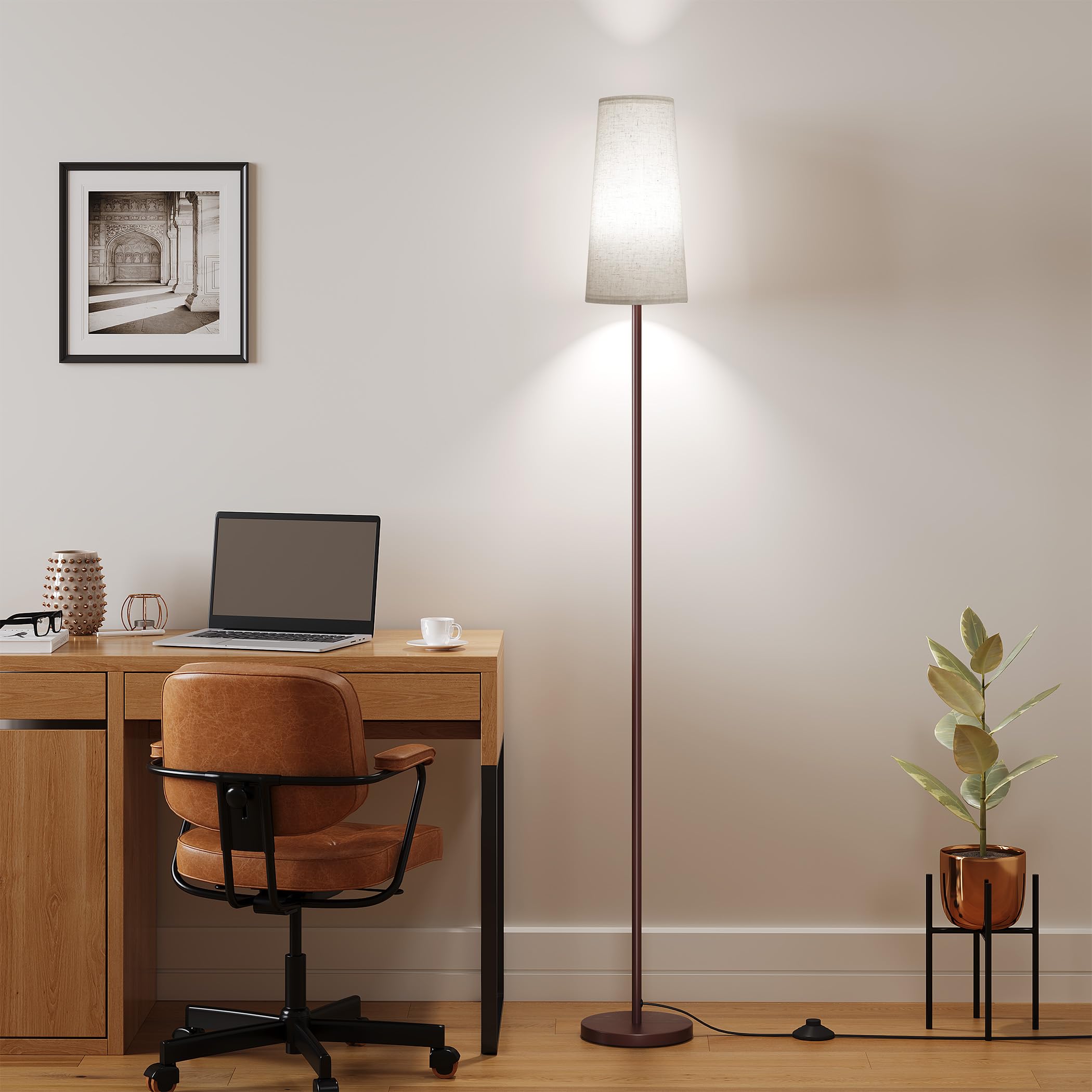 SUNMORY floor lamp E26 socket compatibility offers bulb versatility for any room.