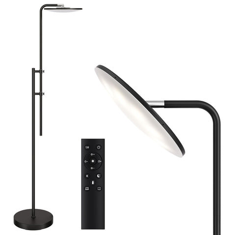 Sunmory floor lamp with remote control for easy lighting in living spaces